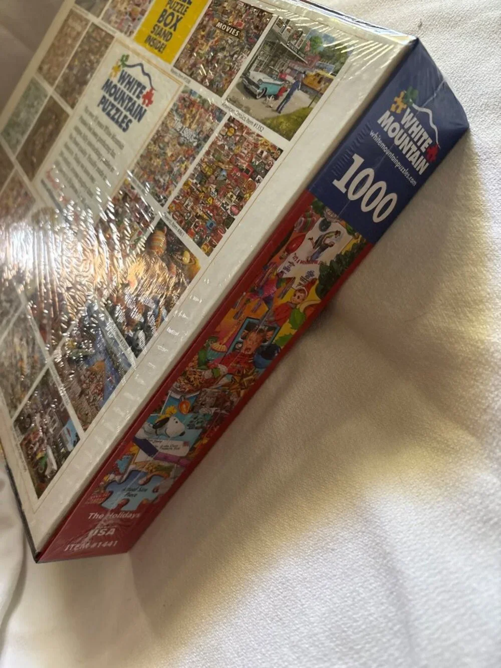 The Holidays White Mountain 1000 Piece Jigsaw Puzzle By James Mellett - Large Pi